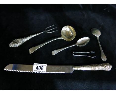 Silver spoons and other flatware