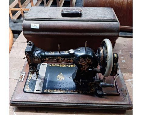 VINTAGE WHEATLANDS HAND SEWING MACHINE