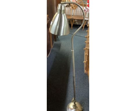 BRASS EFFECT STANDARD READING LIGHT