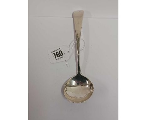 A GEORGE III SILVER SAUCE LADLE, LONDON 1801 BY S.H