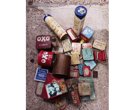 BAG OF VINTAGE TINS