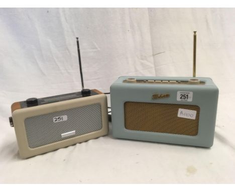 2 REPRODUCTION 'VINTAGE' ROBERTS RADIO'S