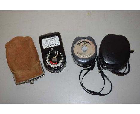 Photography Interest - Weston Master Universal Exposure Meter together with a Gossen Sixticolor light meter (2)