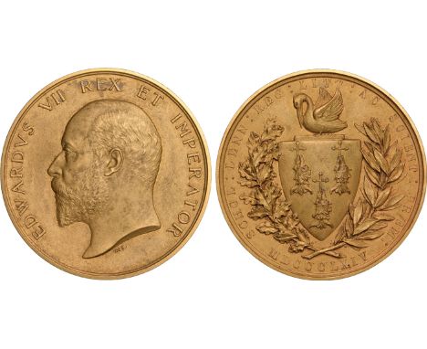 British Coins, Edward VII (1901-1910), King Edward VII Grammar School, King’s Lynn, the King’s Medal, by George William de Sa