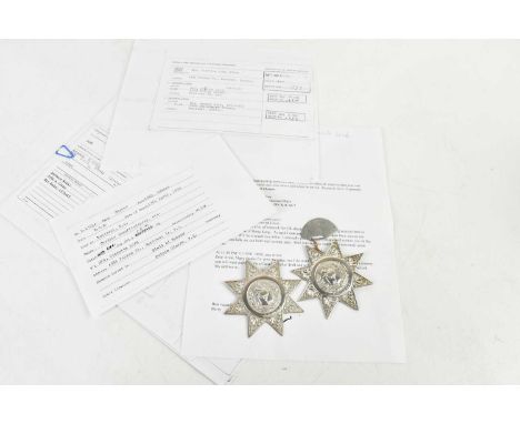 Two Victorian Order of the Foresters Medals, Birmingham 1861-65, with associated military paperwork, with Medals and Memorial