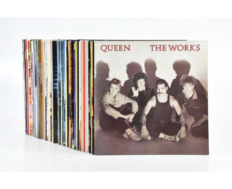 A collection of vinyl records, mostly easy listening and pop, to include Joni Mitchell - Clouds, Fleetwood Mac - Rumours, Fle