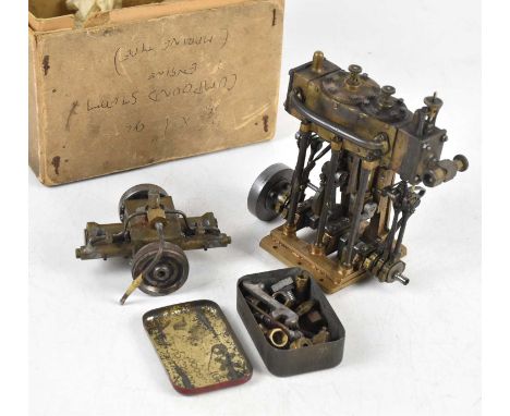 A vintage engine from a submarine/model boat.