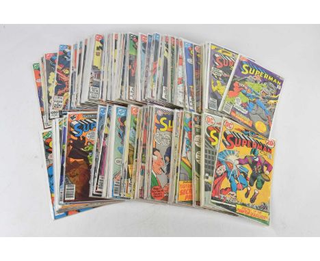 DC SUPERMAN; a collection of comics, issues 165, 180, 181, 183, 187-189, 191, 196, 198, 208, 211, 213,-216, 218, 237, 244, 25