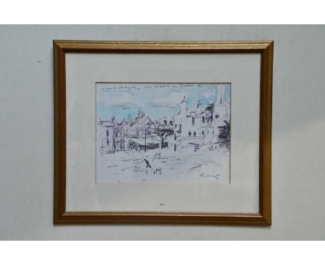 † HAROLD FRANCIS RILEY DL DLITT FRCS DFA ATC (1934-2023); a pencil signed heightened print, 'Original Study, Hope Hospital, S