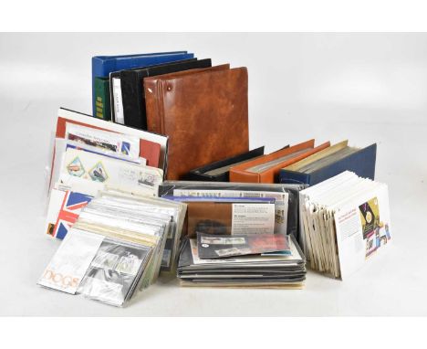 GREAT BRITAIN; two tubs of much unsorted including presentation packs and First Day Covers, several albums of Benham silk cov