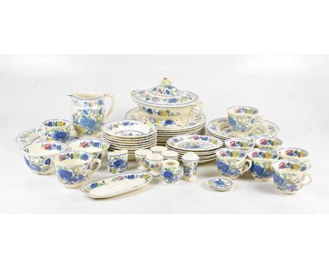 MASONS; an extensive tea and dinner service in the 'Regency' pattern, various pieces including meat plates, tureens, etc (qty