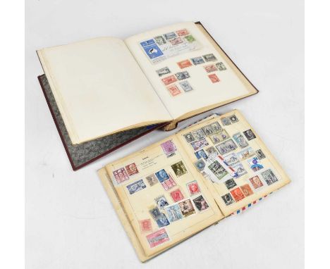 WORLD STAMPS; two albums, largely junior ranges but including 1840 1d black with 3½ margins, few First Day Covers including 1