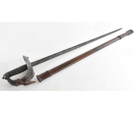 WILKINSON; a 1897 pattern infantry officer's sword with scabbard.Condition Report: Minor knicks/knocks to the blade, the poin