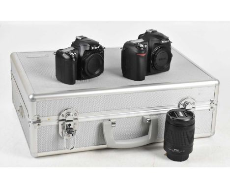 NIKON; a Nikon D50 digital SLR camera, together with a Nikon F75 35mm film camera with a Nikon 28mm-100mm f3.5-f5.6 lens, inc