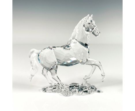 Lead crystal from the Peaceful Countryside series and is made with frosted crystal mane and tail. Swarovski etched backstamp.