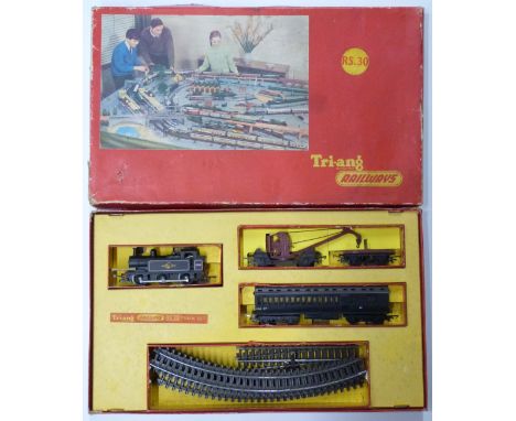 Tri-ang 00 gauge model railway Breakdown train set, RS.30, in original box.&nbsp;