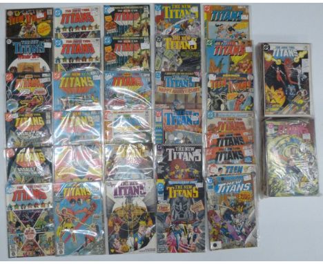 Eighty-eight Teen Titans comic books including a run of 53 from the second series as well as first series issues numbered fro