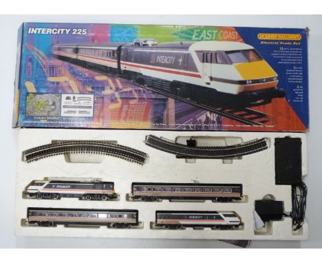Hornby 00 gauge model railway Intercity 225 train set, R.824, in original box.&nbsp;