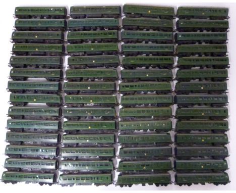 Sixty Tri-ang and Hornby 00 gauge model railway DMU Power cars, Trailer cars and coaches.&nbsp;