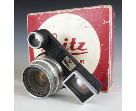 Leitz Canada Summicron 1:2/35 camera lens with goggles, to suit Leica M3, in Leitz Summaron box