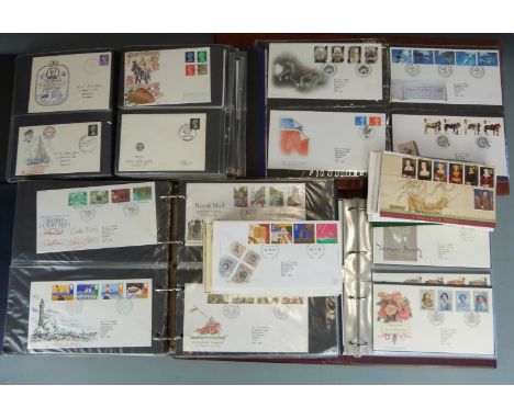 A quantity of GB first day covers, loose and in albums