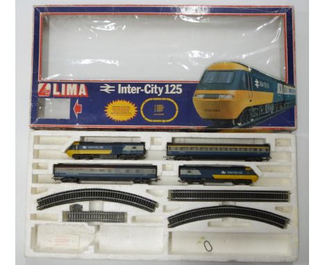 Lima 00 gauge model railway Inter-City 125 train set, 107006, in original display box.&nbsp;