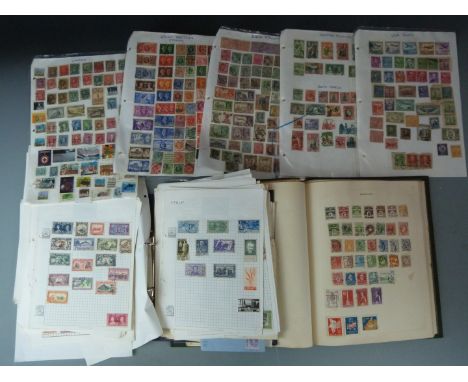 Seven stamp albums and stockbooks, all world from Queen Victoria to QEII, together with a quantity of mint GB presentation pa