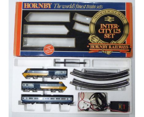 Hornby 00 gauge model railway Inter-City 125 train set, R.546, in original box.&nbsp;