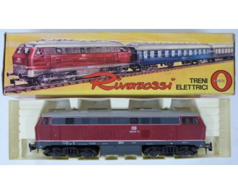 Rivarossi 0 gauge model railway BO-BO German diesel locomotive 216 011-7, 7180, in original box.