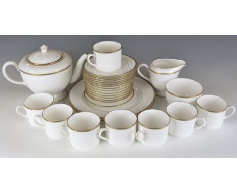 Approximately 29 pieces of Royal Worcester tea ware decorated in the Capri pattern