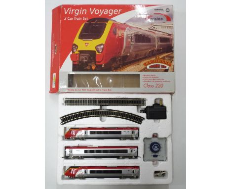 Bachmann 00 gauge model railway Virgin Voyager 3 Car train set, 30-600, in original box.&nbsp;