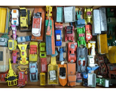 Forty-seven Corgi, Palitoy, Matchbox and similar diecast model vehicles including Whizzwheels, Lesney 1-75 series etc.&nbsp;