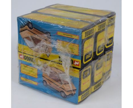 Six Corgi Toys diecast model Minissima cars, 288, all in original display boxes and wrapped in dealer's delivery packaging. 