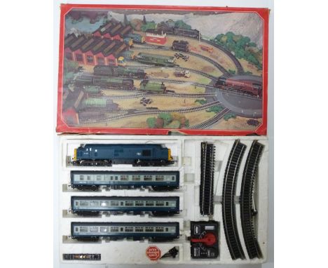 Hornby 00 gauge model railway Freightliners Limited train set, R.873, in original box.