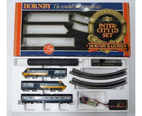 Hornby 00 gauge model railway Inter-City 125 train set, R.546, in original box.&nbsp;