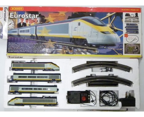 Hornby 00 gauge model railway Eurostar train set, R1013, in original box.&nbsp;