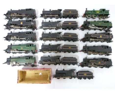 Sixteen Tri-ang, Hornby and similar 00 gauge model railway locomotives including Southern, BR etc.&nbsp;