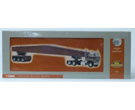 Corgi Classic Premier Models Heavy Haulers 1:50 scale limited edition diecast model International Transtar with Girder Load, 