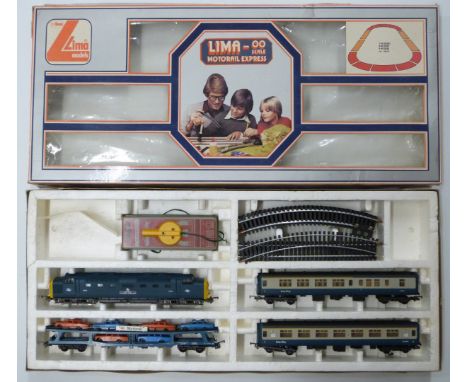 Lima 00 gauge model railway Motorail Express train set, 104403, in original display box.&nbsp;