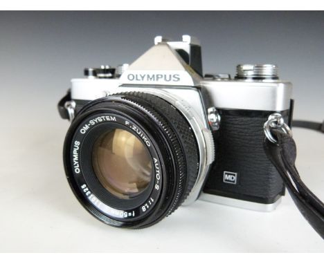 Olympus OM1n SLR camera with 50mm 1:1.8 lens