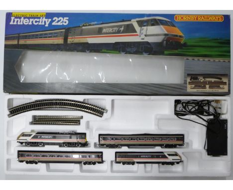 Hornby 00 gauge model railway Intercity 225 train set, R.696, in original box.&nbsp;