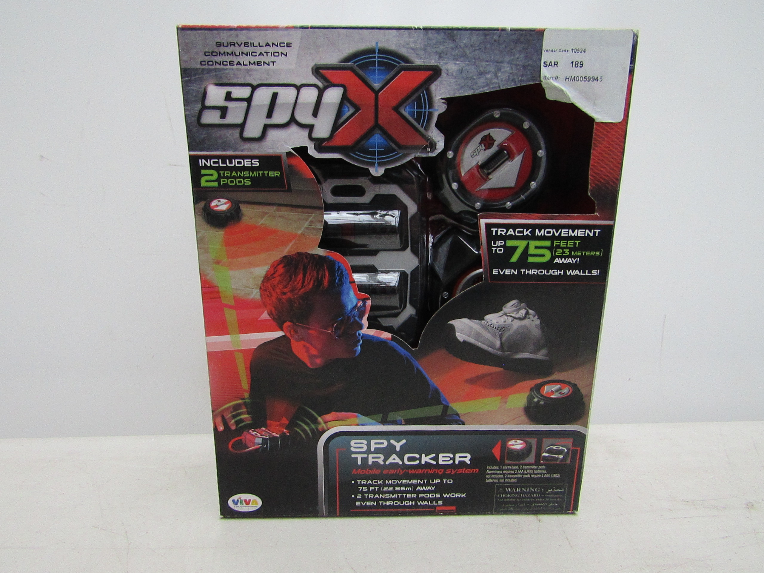 SpyX spy tracker kit, new and boxed. RRP £17 at ToysRUs.