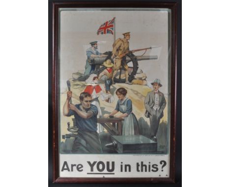 Robert Baden Powell - Are You In This? - An original WWI First World War period Robert Baden Powell designed&nbsp;British Pro