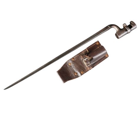 An original 19th Century 1853 pattern British&nbsp;Enfield / Snider rifle socket bayonet. The iron socket fitted with a locki