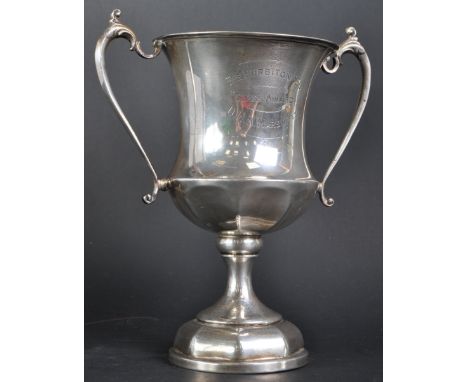 DMK Marendaz Collection - a hallmarked silver trophy for The Surbiton 150 ' Class Award ' engraved for DMK Marendaz. The Surb