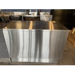 Super comptoir de service acier inox a / rangement 4' x 30 x 36" H