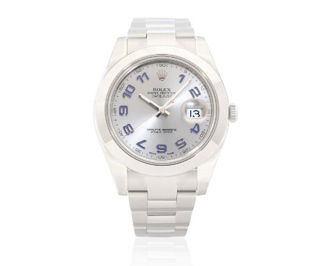 Rolex. A stainless steel automatic calendar bracelet watch presented to Gary Lewin by the England National Football TeamModel