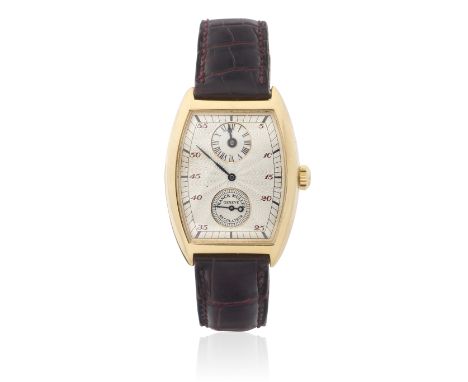 Franck Muller. An 18K gold manual wind wristwatch with regulator dialReference: 7501 SRDate: Circa 2000Movement: Jewelled Cal