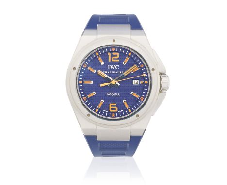 IWC. A Limited Edition stainless steel automatic calendar wristwatchModel: Ingenieur Mission Earth PlastikiReference: 3236, N