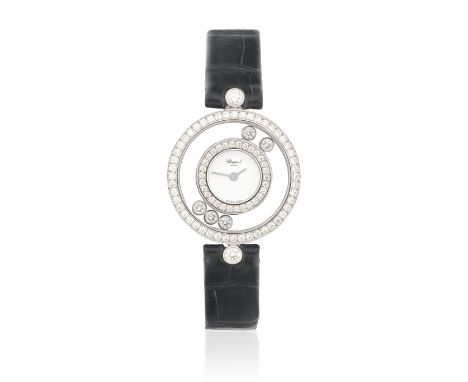 Chopard. A lady's 18K gold diamond set quartz wristwatchModel: Happy DiamondsReference: 4097/1Date: Circa 1990Movement: Jewel
